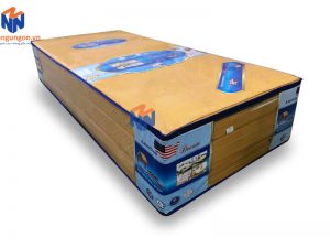 Nệm Ngủ Ngon - Nệm Bông ép cao cấp PT Home gấp 3 vải Satin chần gòn - Phạm Thanh