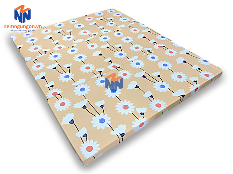 Nệm Ngủ Ngon - Nệm bông ép thailand vải Cotton gấp 3 - Phạm Thanh