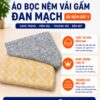 Nệm Ngủ Ngon - Áo bọc nệm gấp 3 vải gấm Đan Mạch