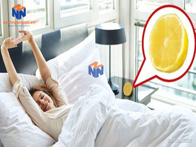 Nệm Ngủ Ngon - 6 lợi ích tuyệt vời khi đặt chanh cạnh giường ngủ