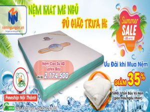 Nệm Ngủ Ngon - 3 tiêu chí hàng đầu để chọn nệm cho mùa hè