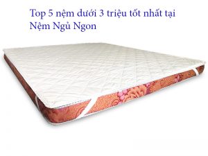 Nệm Ngủ Ngon - Top 5 nệm dưới 3 triệu tốt nhất tại Nệm Ngủ Ngon