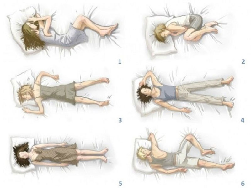Nệm Ngủ Ngon - Tư thế ngủ tiết lộ tính cách của bạn như thế nào?