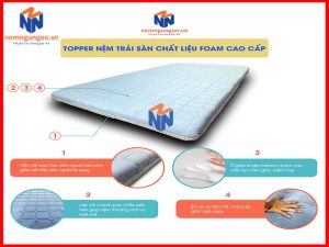 Nệm Ngủ Ngon - Nệm Topper Foam Kingroll - Phạm Thanh