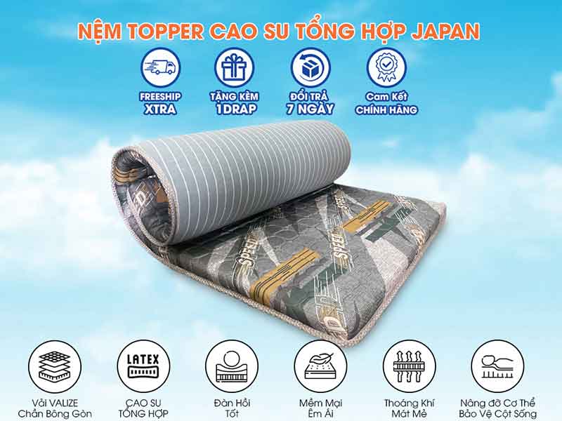 Nệm Ngủ Ngon - 4 mẫu đệm topper giá rẻ bạn không nên bỏ qua vào mùa lạnh