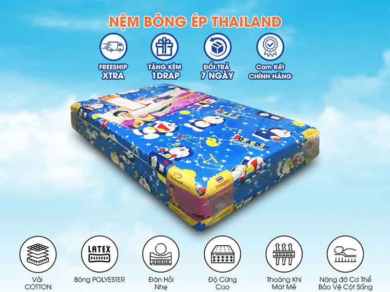 Nệm Ngủ Ngon - 3 mẫu nệm bông ép giá rẻ 2025 tại Nệm Ngủ Ngon được yêu thích nhất