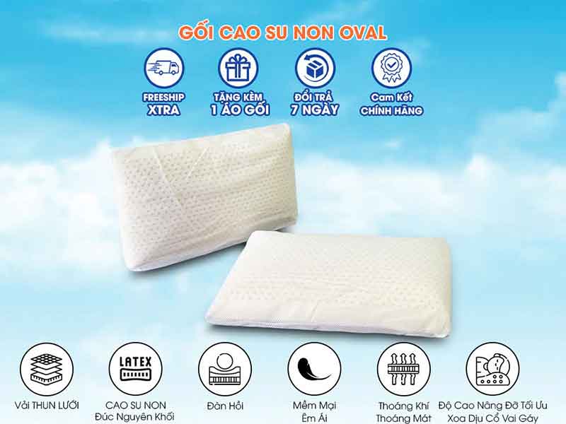 Nệm Ngủ Ngon - Gối cao su non Kingroll – Bí quyết cho giấc ngủ ngon