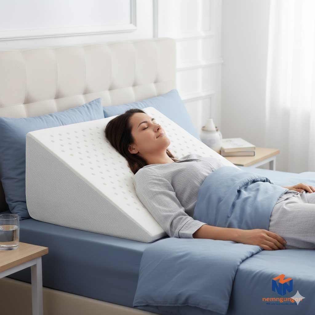 Nệm Ngủ Ngon - Làm gì để giảm trào ngược dạ dày? Giải pháp từ lối sống đến gối chống trào ngược Kingroll