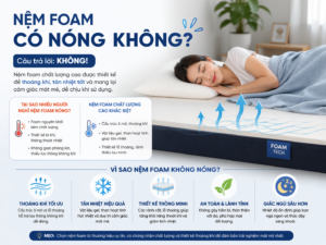 Nẹm foam có nóng không?