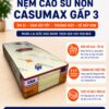 Nệm Ngủ Ngon - Nệm cao su non Casumax gấp 3