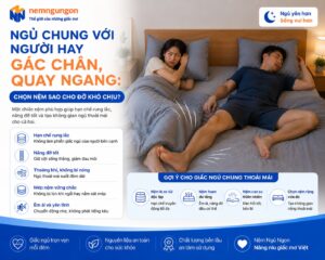 Nệm Ngủ Ngon - Nệm cho người hay gác chân