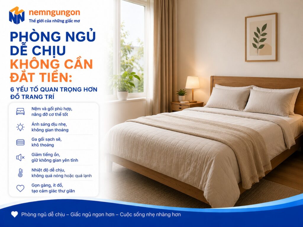 Nệm Ngủ Ngon - Chỗ ngủ dễ chịu không cần đắt tiền