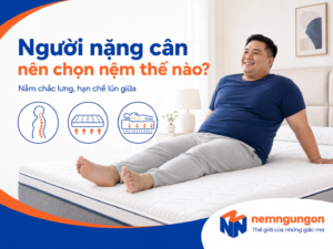 Nệm Ngủ Ngon - Chọn nệm cho người nặng cân