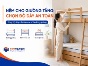 Nệm Ngủ Ngon - nệm cho giường tầng